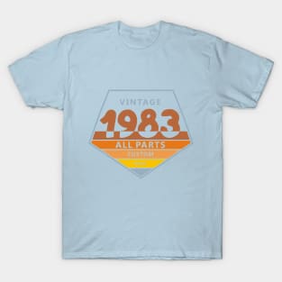 37th Birthday T-Shirt - Vintage 1983 T-Shirt